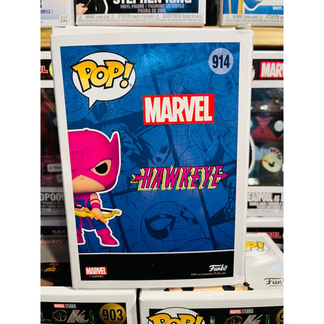 【USA直輸入】POP!　MARVEL　ホークアイ　914　限定品　コミックス　HAWKEYE　FUNKO　ファンコ　フィギュア　マーベル　　ドラマ  　クラシック
