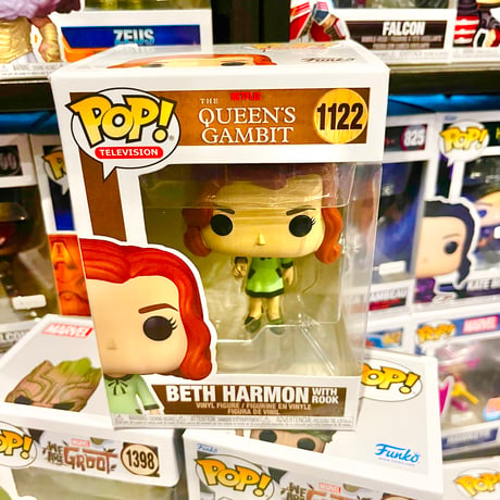 【USA直輸入】POP!　NETFLIX　クイーンズ　ギャンビット　ベス　ハーモン　ROOK　1122　　FUNKO　ファンコ　フィギュア  テレビジョン　ドラマ