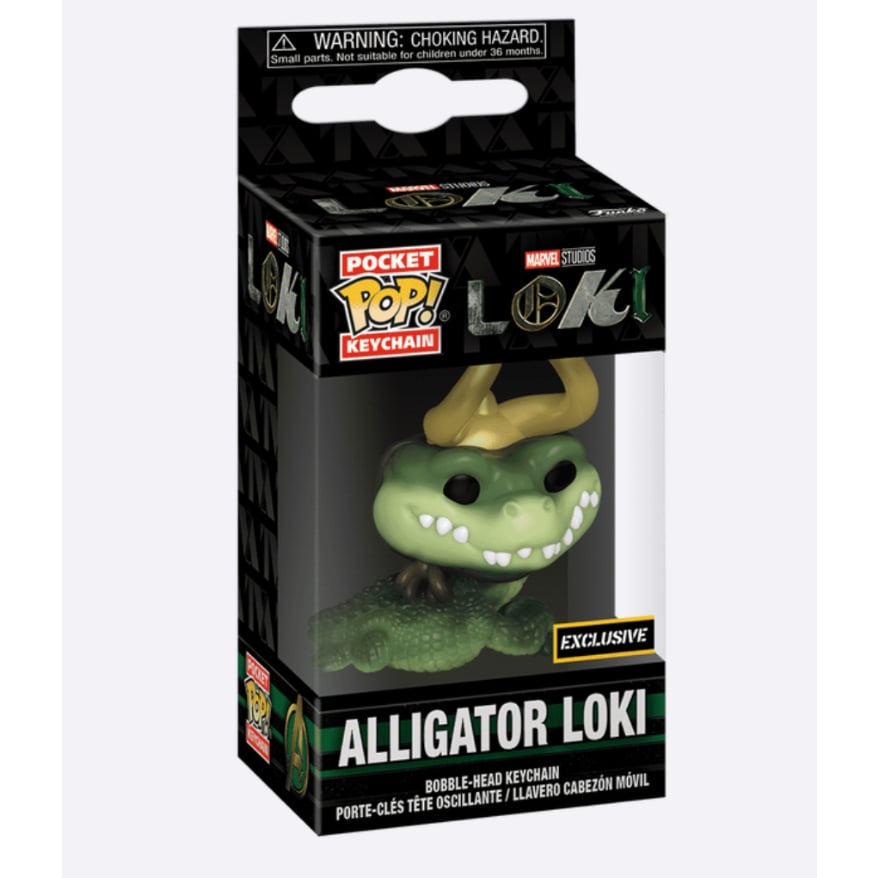 USA直輸入】ポケットPOP! キーチェーン MARVEL ロキ LOKI アリゲーター