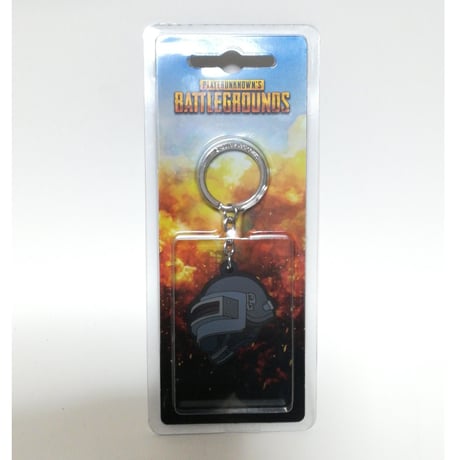 【USA直輸入】PUBG　ヘルメット　ラバー　キーチェーン　キーホルダー　ゲーム　ドン勝　プレイヤーアンノウンズ バトルグラウンズ  GAME