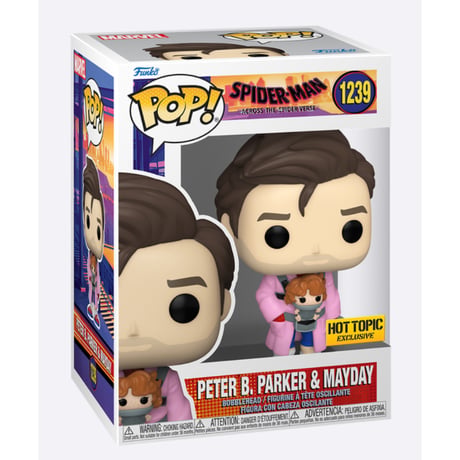 【USA直輸入】POP!　MARVEL　スパイダーマン アクロス　ザ　スパイダーバース 　ピーター　B　パーカー　メイデイ　1239　FUNKO　ファンコ　マーベル　限定