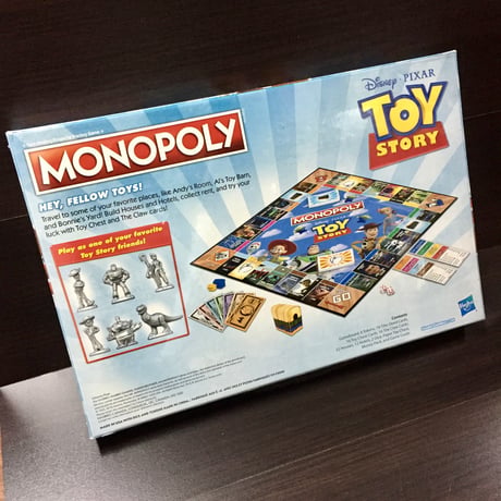 【USA直輸入】Disney Pixar トイ ストーリー toy story　MONOPLY モノポリー　ピクサー　ファミリー向け ボード ゲーム　ウッディ バズ