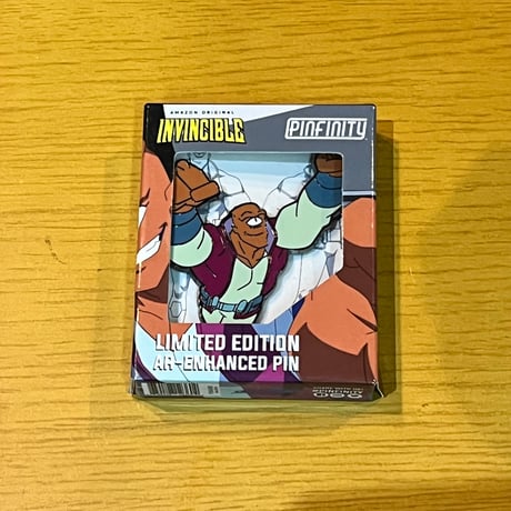 【USA直輸入】　INBINCIBLE インビンシブル　無敵のヒーロー　アレン　ピンズ　ピン 　PIN　ピンバッヂ　バッジ　アマプラ