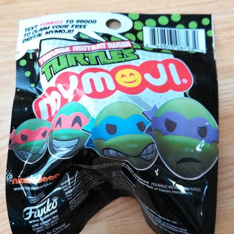 【USA直輸入】ミュータント　タートルズ　Mymoji　ミニ　フィギュア　1個　ランダム　引き当て　FUNKO　ミュータント　TMNT　ニコロデオン　TMNT　アメコミ　忍者