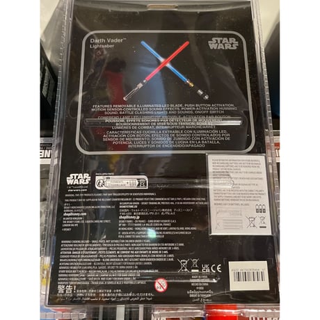 【USA直輸入】STAR WARS　スターウォーズ　ダース ベイダー Darth Vader　米ディズニーストア限定 ライトセイバー　サウンド　　ダースセイバー　アナキン