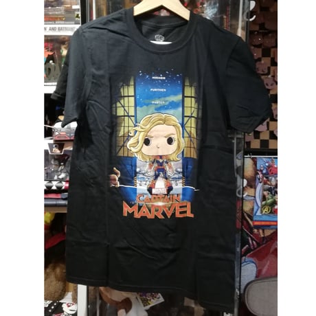 【USA直輸入】MARVEL　キャプテンマーベル　コレクターコープス　映画ポスター柄　Ｔシャツ　マーベル　Captain Marvel  グース