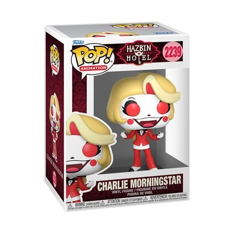 【USA直輸入】 POP!　ハズビンホテル　チャーリー　2239　FUNKO　ファンコ　フィギュア　HAZBINHOTEL  アマプラ　ヘルヴァボス　ラジオデーモン 　アラスター