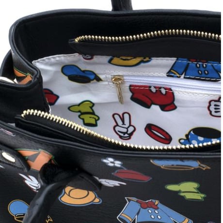 【USA直輸入】DISNEY　 ショルダー　バッグ　ようふく　パターン　　クロスボディーバッグ　ディズニー　バッグ　ラウンジフライ　loungefly　ミッキー　ミニー　グーフィー
