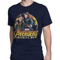 【USA直輸入MARVEL　インフィニティウォー　チーム　キャプテンアメリカ　　Tシャツ　　マーベル　　映画　MCU　アベンジャーズ