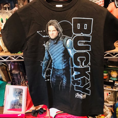 ※サイズ注意！！【USA直輸入】MARVEL　キャプテンアメリカ　バッキー　Tシャツ　ウィンターソルジャー　ユース　ボーイズ　マーベル