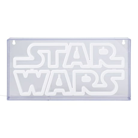 【USA直輸入】STAR WARS　スターウォーズ 　LED　ネオン　ライト　USB ルームライト　タイトル　壁掛け 照明　イエロー　映画　ロゴ