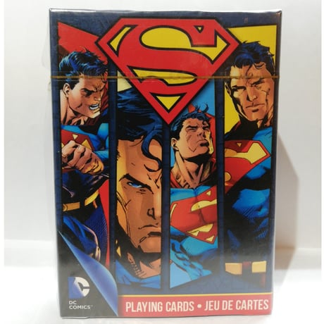 【USA直輸入】ＤＣ　スーパーマン　Superman　トランプ　52種類　コミック　マン・オブ・スティールのスーパーマン柄　カード　DCコミックス　クリプトン人