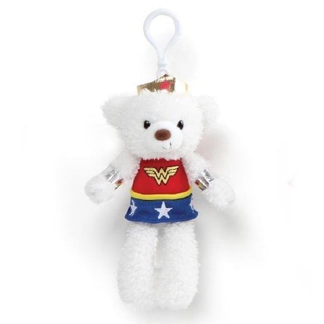 【USA直輸入】DC　GUND　ガンド　ぬいぐるみ　プラッシュ　ファジーベア　ワンダーウーマン　キーホルダー  クリップ　クマ　 Wonder Woman　DCコミックス