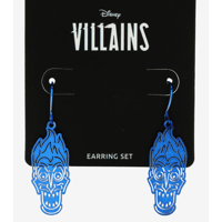 【USA直輸入】DISNEY　ヘラクレス　ハデス フェイス型　ダングル ピアス　アクセサリー　ディズニー　ヴィランズ