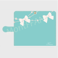 名入れオプション可！パスポートケース♡コーナリボン柄