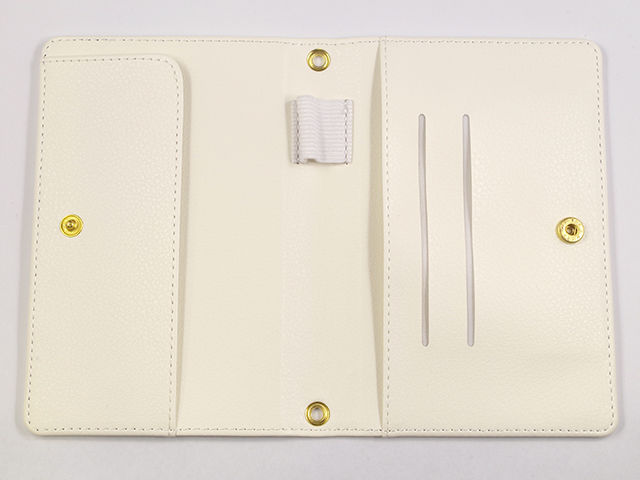 お名前入れオプション可！パスポートケース♡ラインレース＆リボン柄