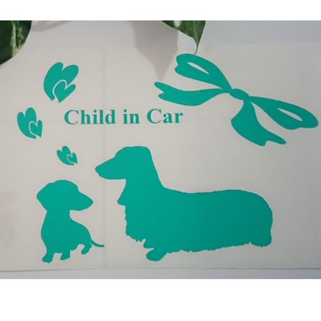 Child in Car ♪車用カッティングステッカー