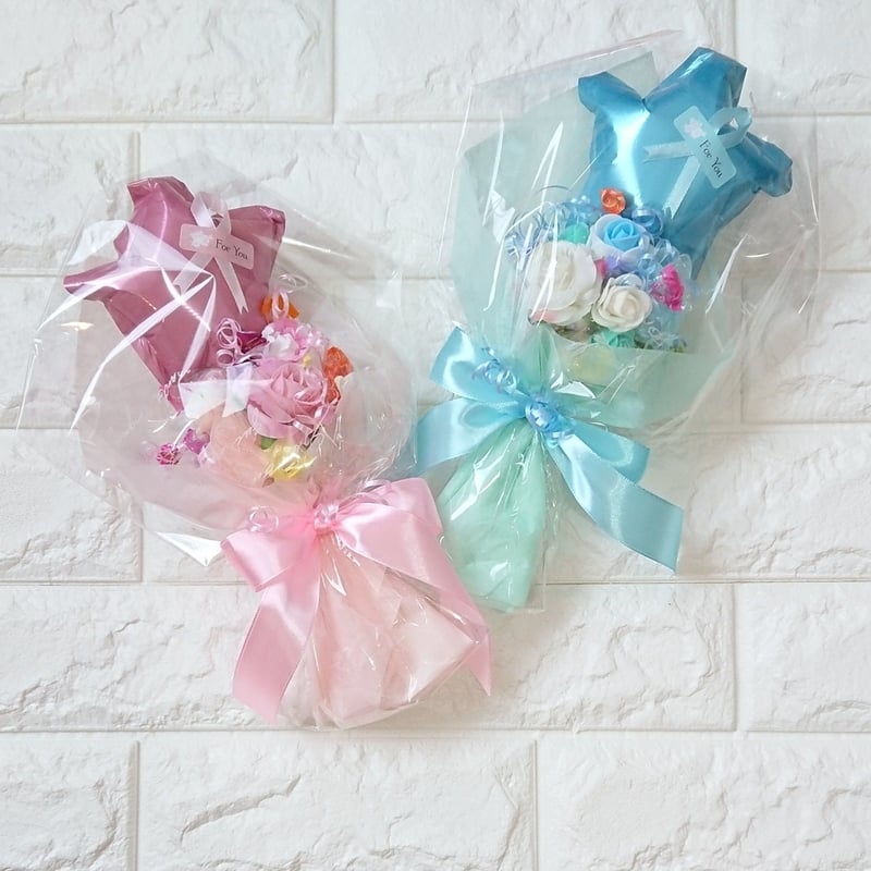 キャンディリボン　バルーンブーケ Amazon｜キャンディブーケ バルーン付き☆エルサ【⠀透明