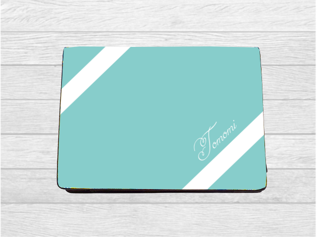 お名前入れオプション可♪コーナリボン柄♡カードケース・ティファニー