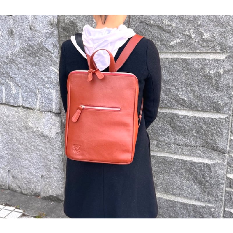 50%OFFSALE> 大人気のコの字デザインジッパーリュックの革がランク