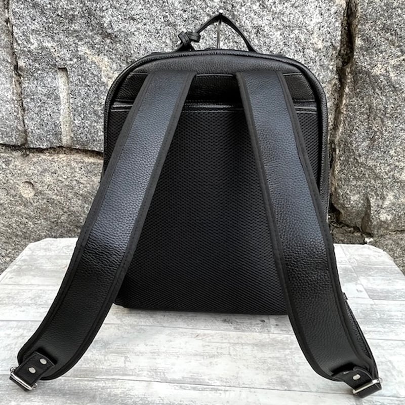 ✨美品✨YUKINO リュック レザー ブラック シボ革 UNITED ARROWS green label relaxing｜シボ レザーライク バック