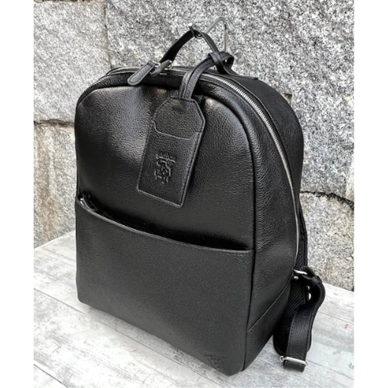 ✨美品✨YUKINO リュック レザー ブラック シボ革 98632d4bb306c2702260929422f521