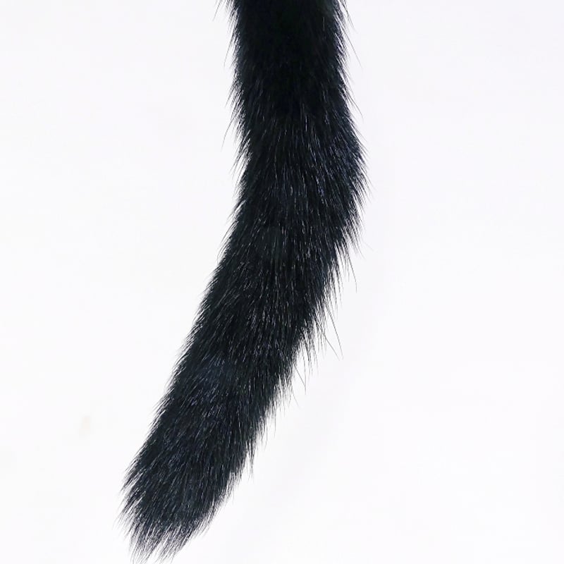 【新品】ミンクの毛のストラップ 送料無料】ミンク毛皮のストラップ（30個入） 本物のミンク使用