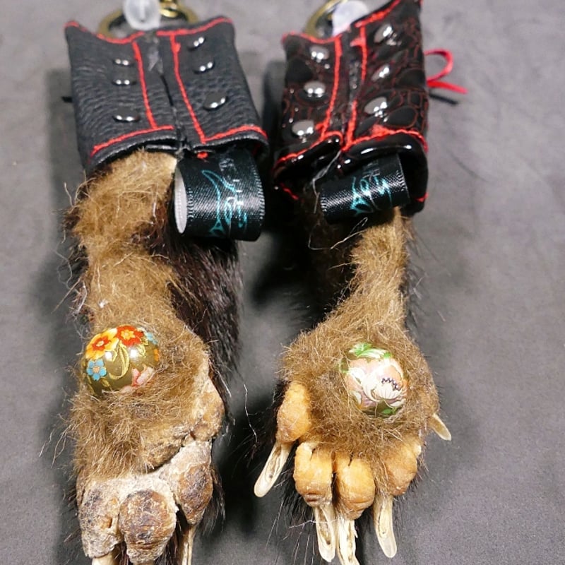 コルセットのけもの脚ストラップ(アナグマ) | 魔界ノ風鷹