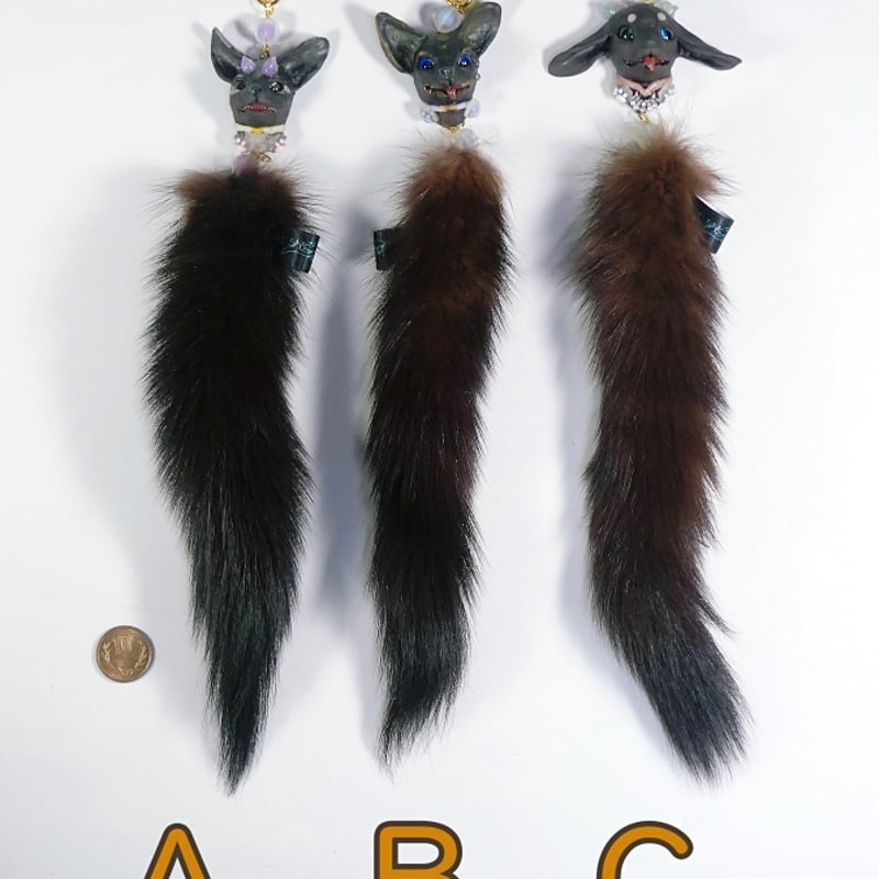 テンのしっぽストラップ | 魔界ノ風鷹