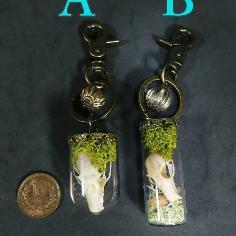 コウモリ頭骨のキーホルダー | 魔界ノ風鷹