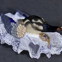 マガモの髪飾り