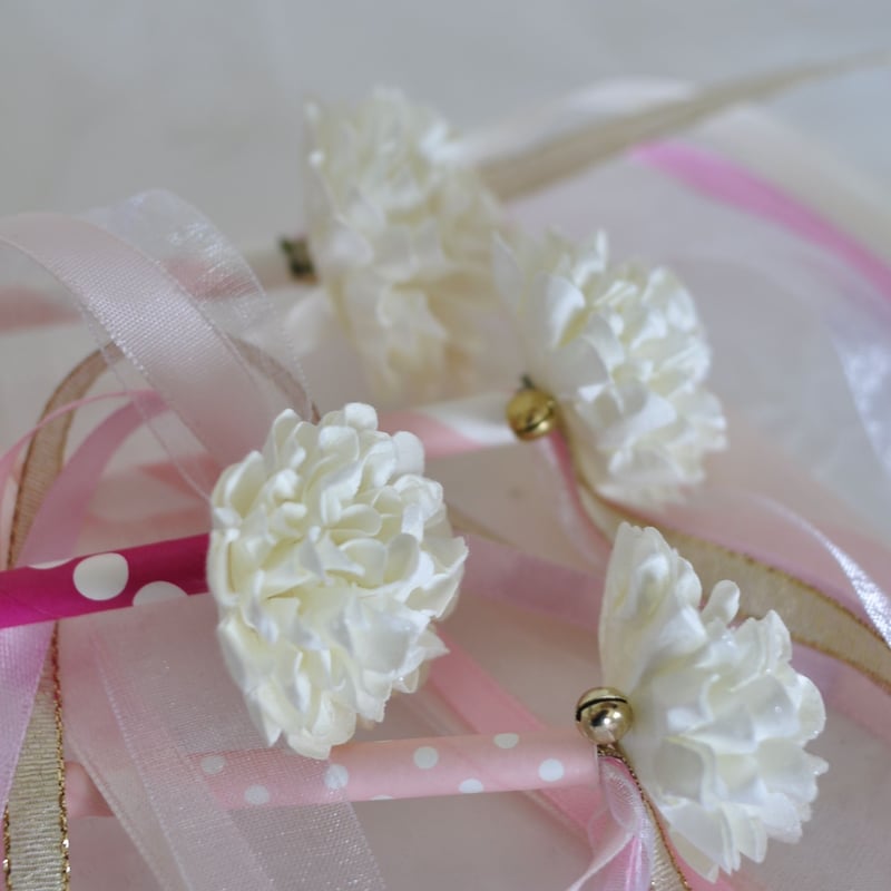 フローラルリボンピンク