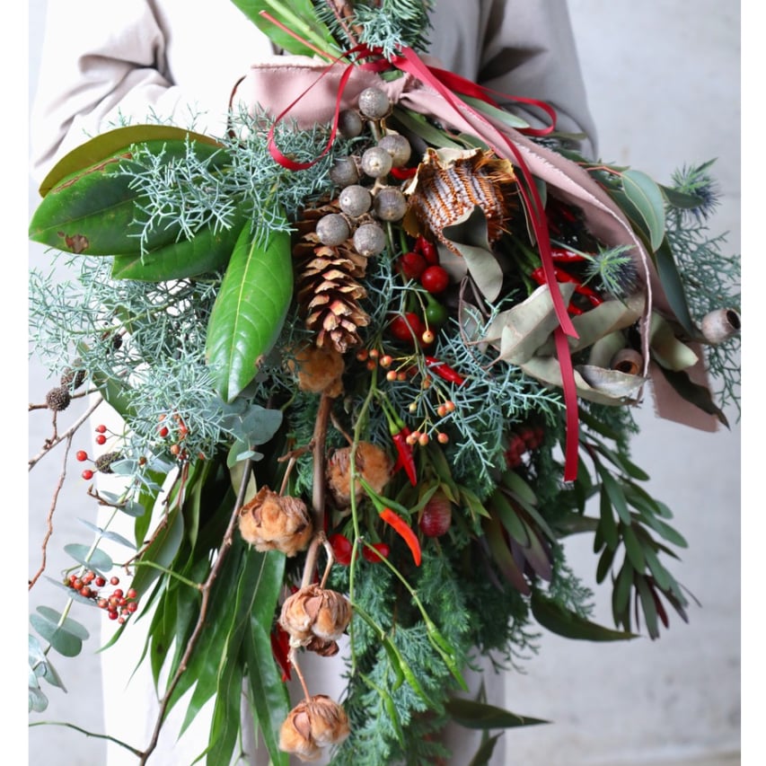 【クリスマススワッグ】　Xmas♡ ハンドメイド　クリスマス　オリジナル　ベル クリスマススワッグ】 Xmas♡ ハンドメイド クリスマス オリジナル ベル