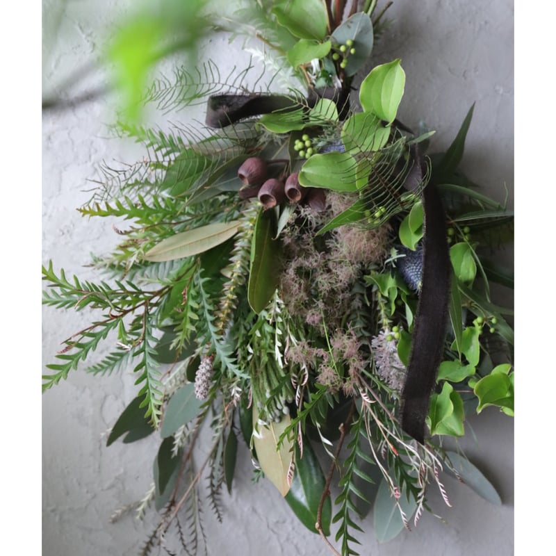 ◆スモークツリー◇simple◇スワッグ スモークツリーのスワッグを作りました。 | LEE