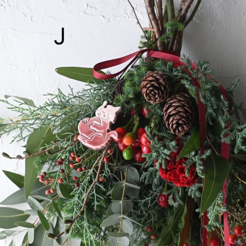 数量限定＞X'mas オーナメントby 竹村良訓 × X'masスワッグ（小サイズ