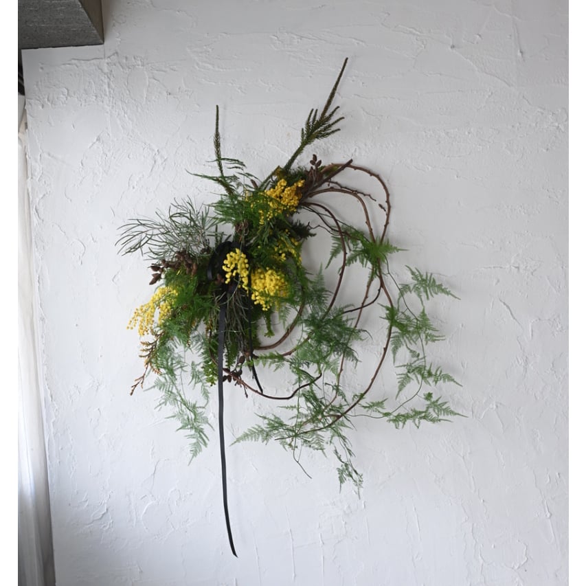 1/17(土) 10:00〜 ワークショップ：ミモザのナチュラルリース | oeuvre
