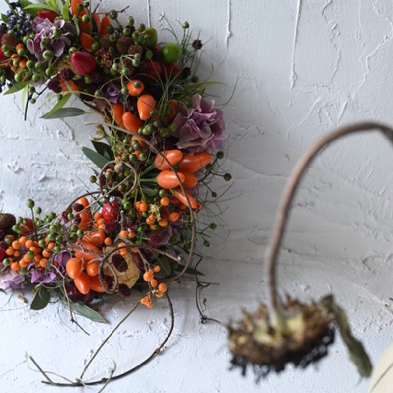 ☆ ACO☆雑木林の三日月リース ☆ ACO様専用☆雑木林の三日月リース