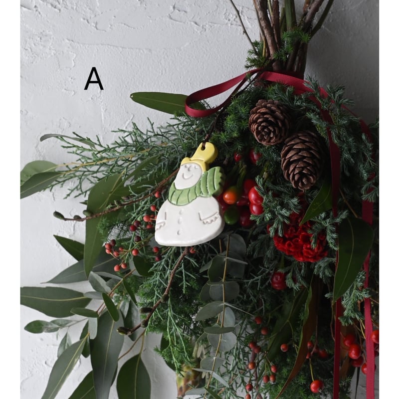 数量限定＞X'mas オーナメントby 竹村良訓 × X'masスワッグ（小サイズ