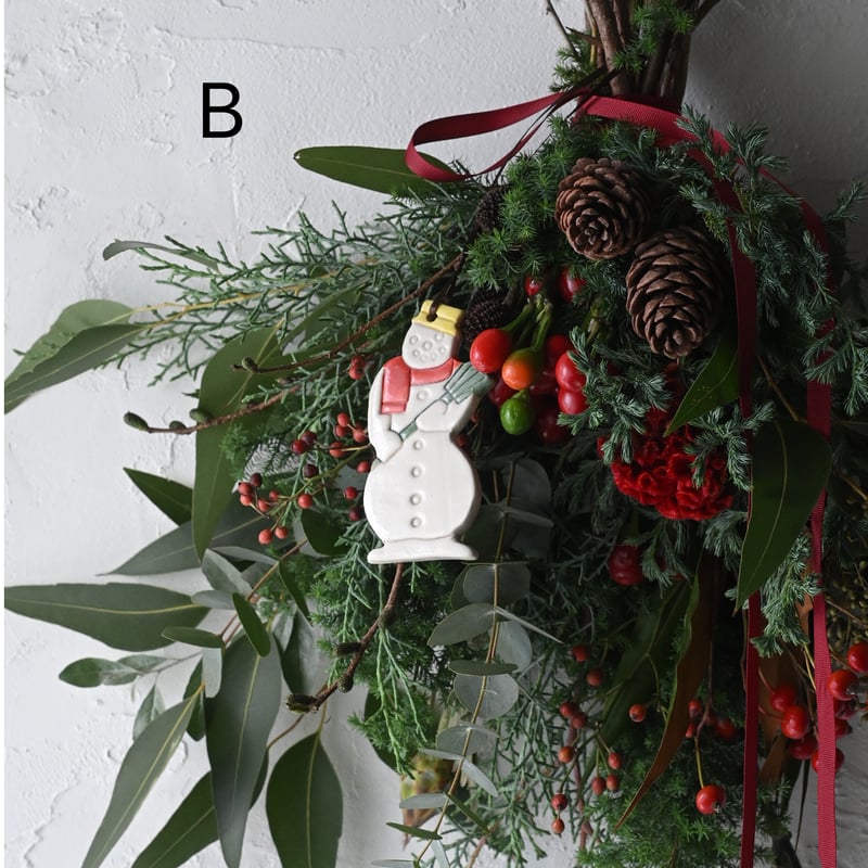 数量限定＞X'mas オーナメントby 竹村良訓 × X'masスワッグ（小サイズ