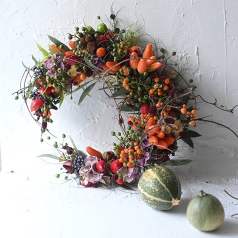 早秋の三日月型リース | oeuvre