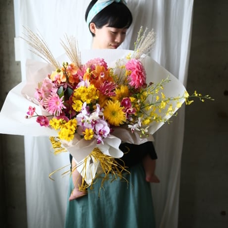 季節のお花のブーケ スタンダード20000