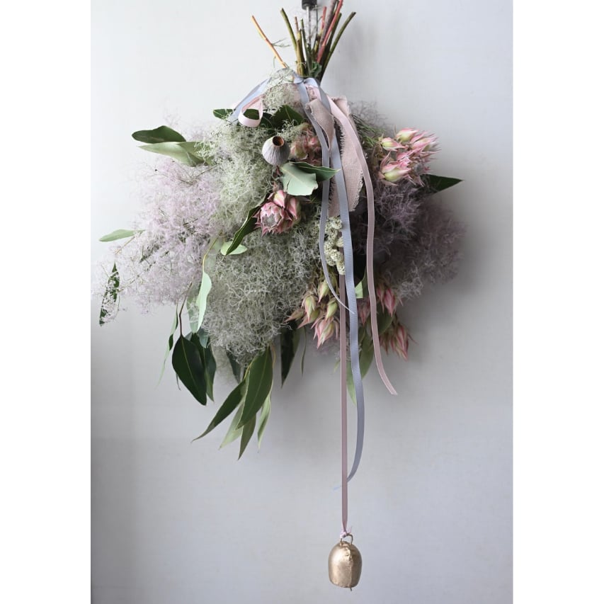 スモークツリー 白樺スワッグ　リボンループ スモークツリー 白樺スワッグリボンループ