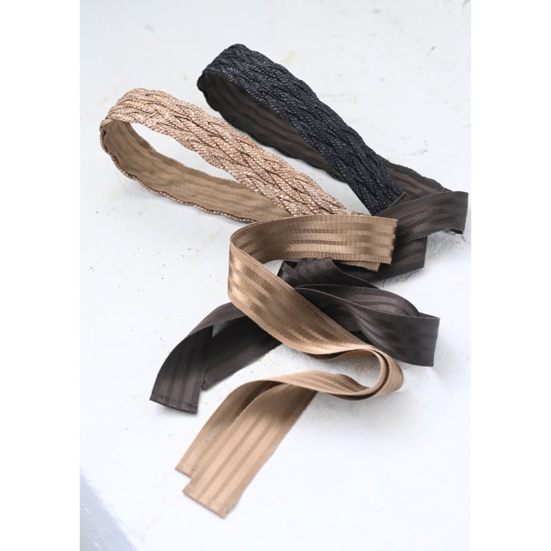 la maison de lyllis 麦わら リボン La Maison de Lyllis × OEUVRE コラボレーション「STRAW HEA