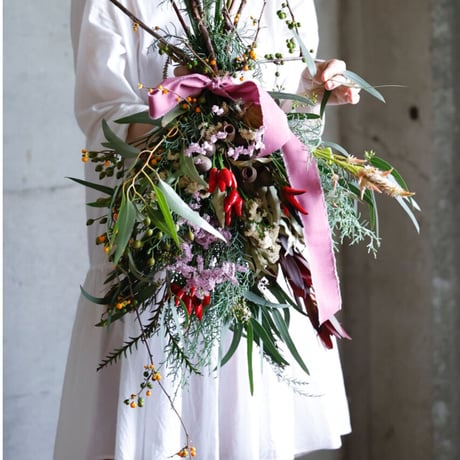 ＜期間限定＞秋の実物スワッグ（定番サイズ）