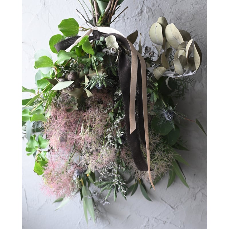 6.スモークツリースワッグ スモークツリー スワッグ ふわふわ インテリア ギフト 人気カラー