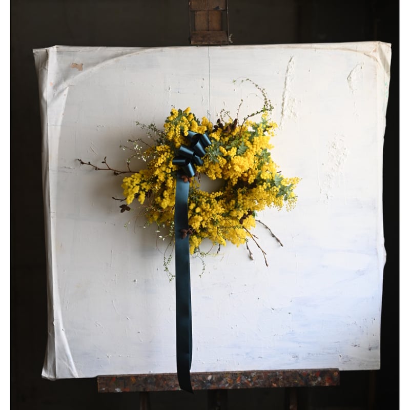 期間限定＞たっぷりミモザのリース | oeuvre