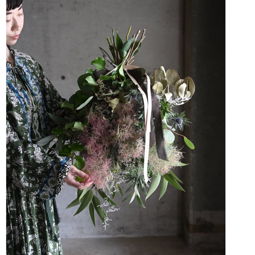 アイビー様ご確認用　スモークツリーのグラデーションスワッグセット fit=scale-down,w=1200