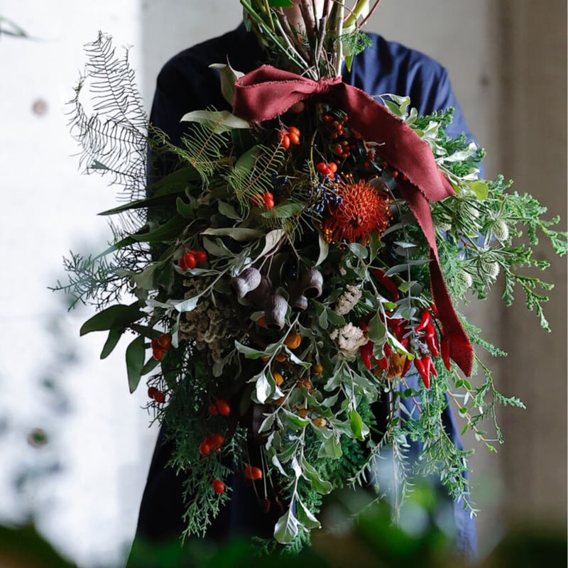 11/1(土) 10:30〜 ワークショップ：秋〜クリスマスのスワッグ | oeuvre