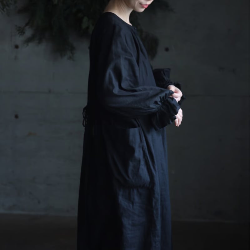 UpcycleLino × OEUVRE サイドポケット2wayワンピース | oeuvre UpcycleLino × OEUVRE サイドポケット2wayワンピース | oeuvre