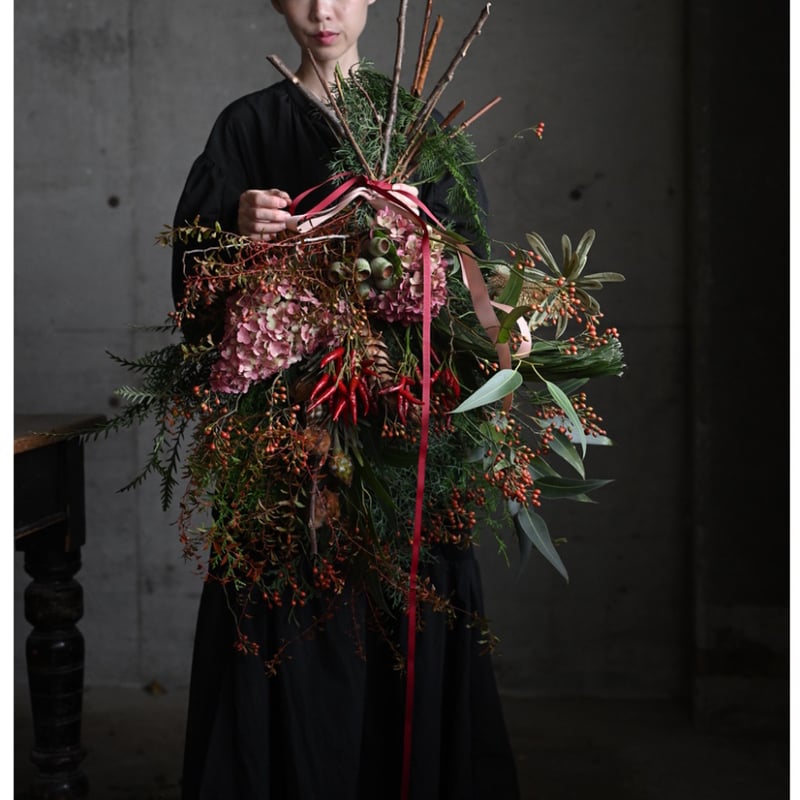 創作スワッグ　秋冬の森　実物いっぱい 11/1(土) 14:00〜 ワークショップ：秋〜クリスマスのスワッグ